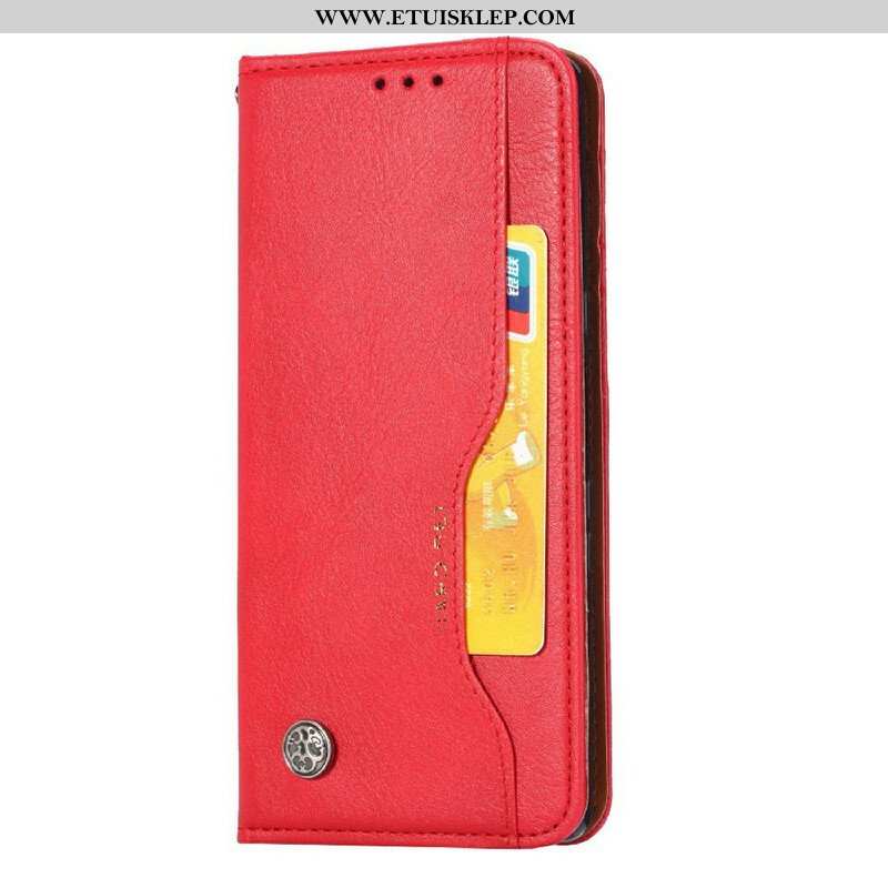 Etui Na Telefon do iPhone 13 Pro Etui Folio Etui Na Karty Ze Sztucznej Skóry